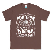 Chestnut bourbon goes in wisdom comes out funny whiskey lover gift premium t sh Classic Tee - linhVisuals