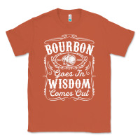 Copper bourbon goes in wisdom comes out funny whiskey lover gift premium t sh Classic Tee - linhVisuals