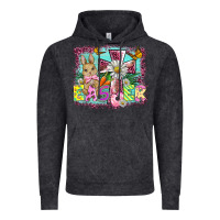 Vintage Black easter cross background Vintage Hoodie - BarkalooDesign