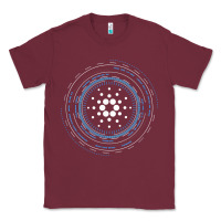 Burgundy cardano ada crypto cryptocurrency t shirt Classic Tee - linhVisuals