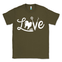 Army Green dentistry dentist dental assistant dental hygienist gift pullover hood Classic Tee - linhVisuals