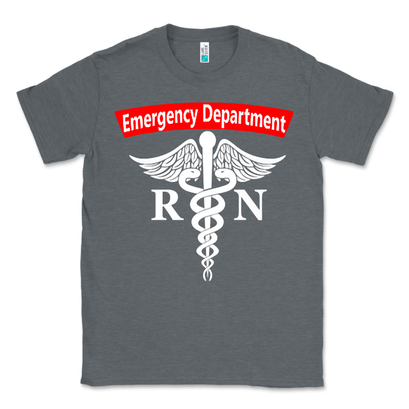 Emergency Department Nursing Er Registered Nurse Rn Caduceus Raglan Ba Classic Tee by linhVisuals | Teevron