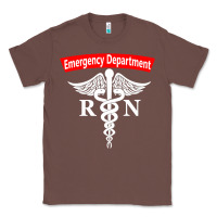 Chestnut emergency department nursing er registered nurse rn caduceus raglan ba Classic Tee - linhVisuals