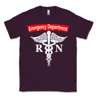 Plum emergency department nursing er registered nurse rn caduceus raglan ba Classic Tee - linhVisuals