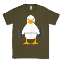 Army Green duck deadlift design   weight lifting gym workout tank top Classic Tee - linhVisuals