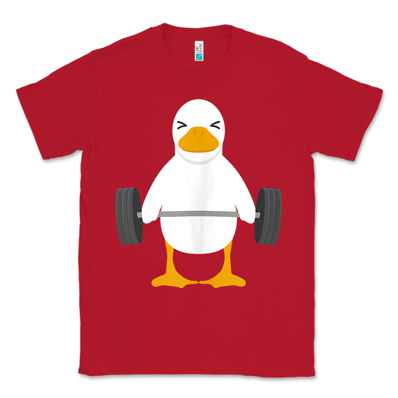 Duck Deadlift Design   Weight Lifting Gym Workout Tank Top Classic Tee by linhVisuals | Teevron