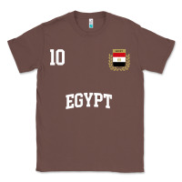Chestnut egypt team sports number 10 soccer egyptian flag t shirt Classic Tee - linhVisuals