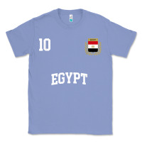 Colony Blue egypt team sports number 10 soccer egyptian flag t shirt Classic Tee - linhVisuals