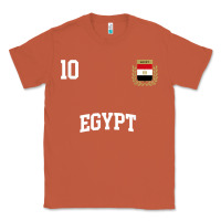 Copper egypt team sports number 10 soccer egyptian flag t shirt Classic Tee - linhVisuals