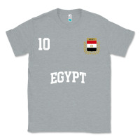 Heather Grey egypt team sports number 10 soccer egyptian flag t shirt Classic Tee - linhVisuals