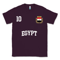 Plum egypt team sports number 10 soccer egyptian flag t shirt Classic Tee - linhVisuals