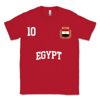 Red egypt team sports number 10 soccer egyptian flag t shirt Classic Tee - linhVisuals