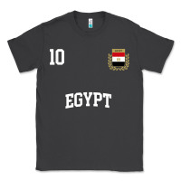 Smoke egypt team sports number 10 soccer egyptian flag t shirt Classic Tee - linhVisuals