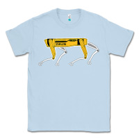 Dusty Blue dynamics robot dog spot for boston militaries t shirt Classic Tee - linhVisuals