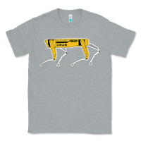 Heather Grey dynamics robot dog spot for boston militaries t shirt Classic Tee - linhVisuals