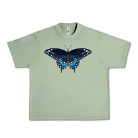 Oil Green Black Swallowtail Butterfly Urban Heavy Tee - LillyAllenDesigns