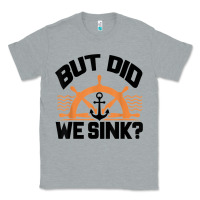Heather Grey funny boat captain gift for boater men women cool boating t shirt Classic Tee - linhVisuals