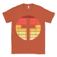 Copper jesus cross retro style vintage t shirt Classic Tee - linhVisuals