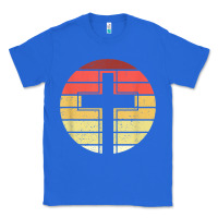Jesus Cross Retro Style Vintage T Shirt Classic Tee | Teevron