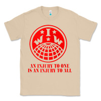Mushroom iww injury one is injury to all front and back red zip hoodie Classic Tee - linhVisuals