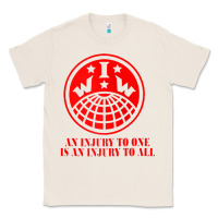Natural iww injury one is injury to all front and back red zip hoodie Classic Tee - linhVisuals