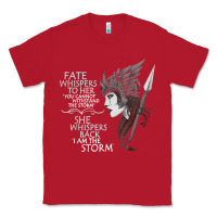 Red fate whispers to her you cannot withstand the storm t shirt Classic Tee - linhVisuals