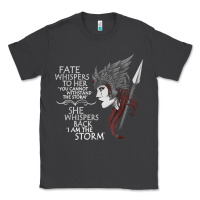 Smoke fate whispers to her you cannot withstand the storm t shirt Classic Tee - linhVisuals