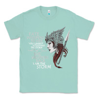 Seafoam fate whispers to her you cannot withstand the storm t shirt Classic Tee - linhVisuals
