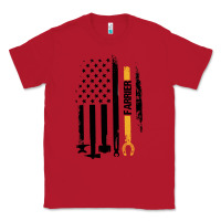 Red farrier, horse lovers no hoof no horse barefoot father's day pullover Classic Tee - linhVisuals