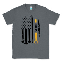 Charcoal Heather farrier, horse lovers no hoof no horse barefoot father's day pullover Classic Tee - linhVisuals
