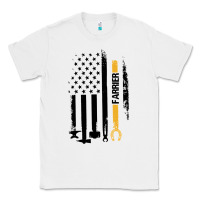White farrier, horse lovers no hoof no horse barefoot father's day pullover Classic Tee - linhVisuals