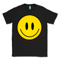 Black retro happy vibe smiley face happy face graphic sweatshirt Classic Tee - linhVisuals