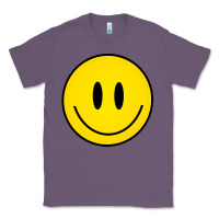Lavender retro happy vibe smiley face happy face graphic sweatshirt Classic Tee - linhVisuals