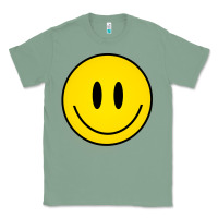 Sage retro happy vibe smiley face happy face graphic sweatshirt Classic Tee - linhVisuals