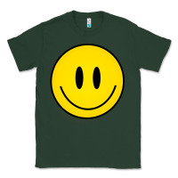 Sports Green retro happy vibe smiley face happy face graphic sweatshirt Classic Tee - linhVisuals