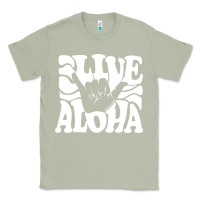 Matcha vintage live aloha state hawaiian islands shaka hawaii maui pullover h Classic Tee - linhVisuals