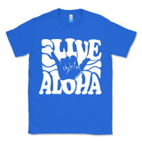 True Royal vintage live aloha state hawaiian islands shaka hawaii maui pullover h Classic Tee - linhVisuals