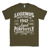 Army Green legends were born in 1942 year of birth birthday t shirt Classic Tee - linhVisuals
