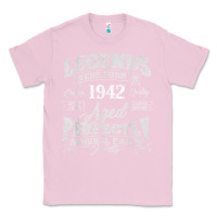 Bubblegum Pink legends were born in 1942 year of birth birthday t shirt Classic Tee - linhVisuals