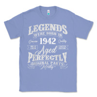 Colony Blue legends were born in 1942 year of birth birthday t shirt Classic Tee - linhVisuals
