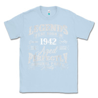 Dusty Blue legends were born in 1942 year of birth birthday t shirt Classic Tee - linhVisuals