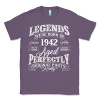 Lavender legends were born in 1942 year of birth birthday t shirt Classic Tee - linhVisuals