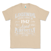 Mushroom legends were born in 1942 year of birth birthday t shirt Classic Tee - linhVisuals
