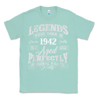 Seafoam legends were born in 1942 year of birth birthday t shirt Classic Tee - linhVisuals