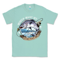 Seafoam funny women want me, fish fishing fear t shirt Classic Tee - linhVisuals