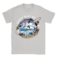 Moon Dust funny women want me, fish fishing fear t shirt Classic Tee - linhVisuals