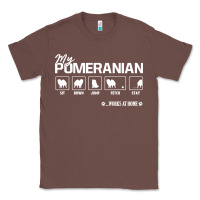Chestnut dog pomeranian cute dog puppy pet black paw Classic Tee - linhVisuals