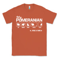 Copper dog pomeranian cute dog puppy pet black paw Classic Tee - linhVisuals