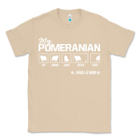 Mushroom dog pomeranian cute dog puppy pet black paw Classic Tee - linhVisuals