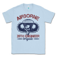 Dusty Blue the engineers of 20th brigade t shirt Classic Tee - linhVisuals